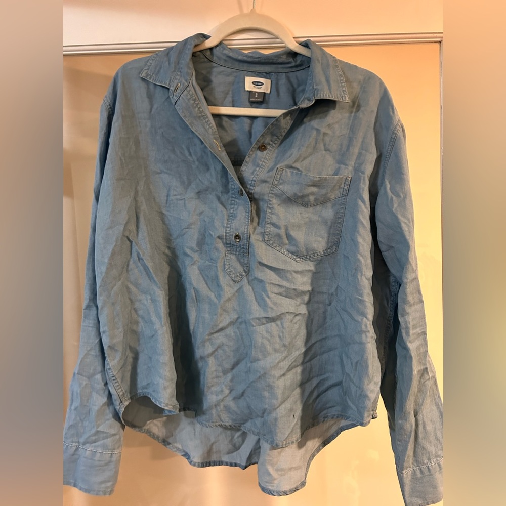 Denim button / Size S